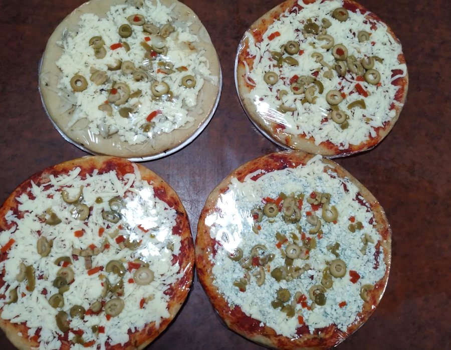Pizzetas artesanales variadas